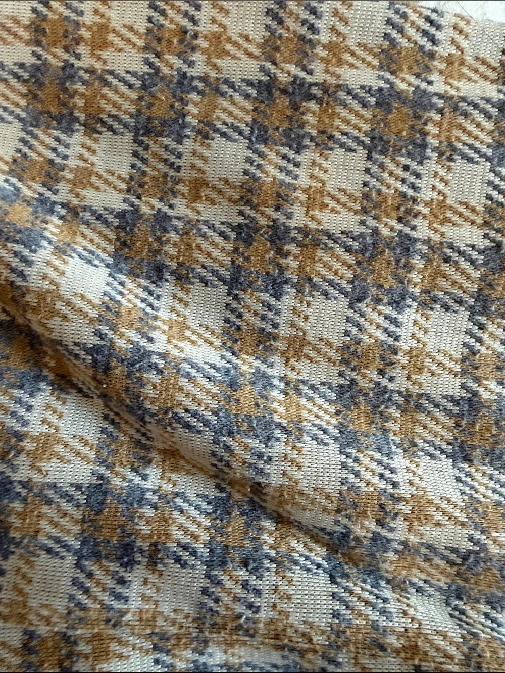 American Eagle Outfitters Plaid Chinos in Brown and Tan